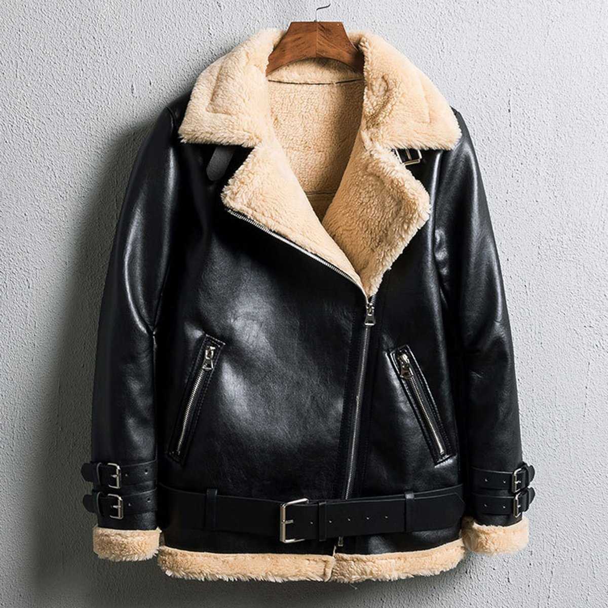 black_leather_shearling_jacket_faux_fur