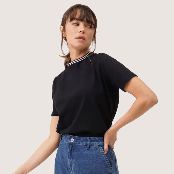 Round Neck T-Shirt with Tipping