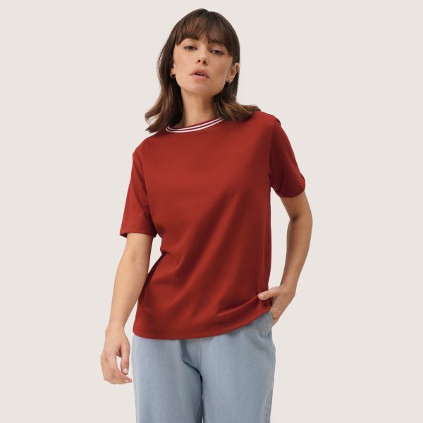 Round Neck T-Shirt with Tipping