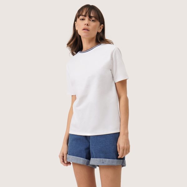 Round Neck T-Shirt with Tipping